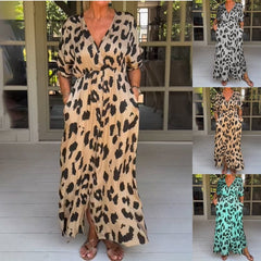 Maxi Dress Leopard Print - Esmee Stylish Summer Wear