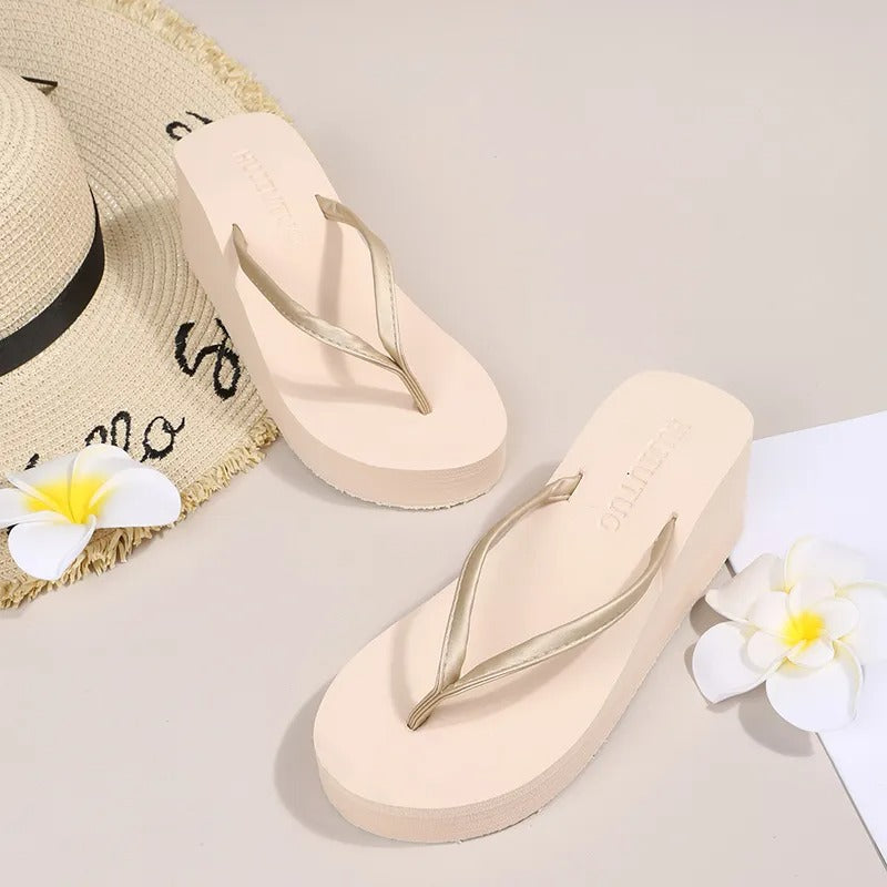 Ladies' Platform Flip-Flops - Riviera Luo - Tyylikkäät & Mukavat