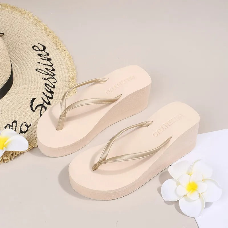 Ladies' Platform Flip-Flops - Riviera Luo - Tyylikkäät & Mukavat