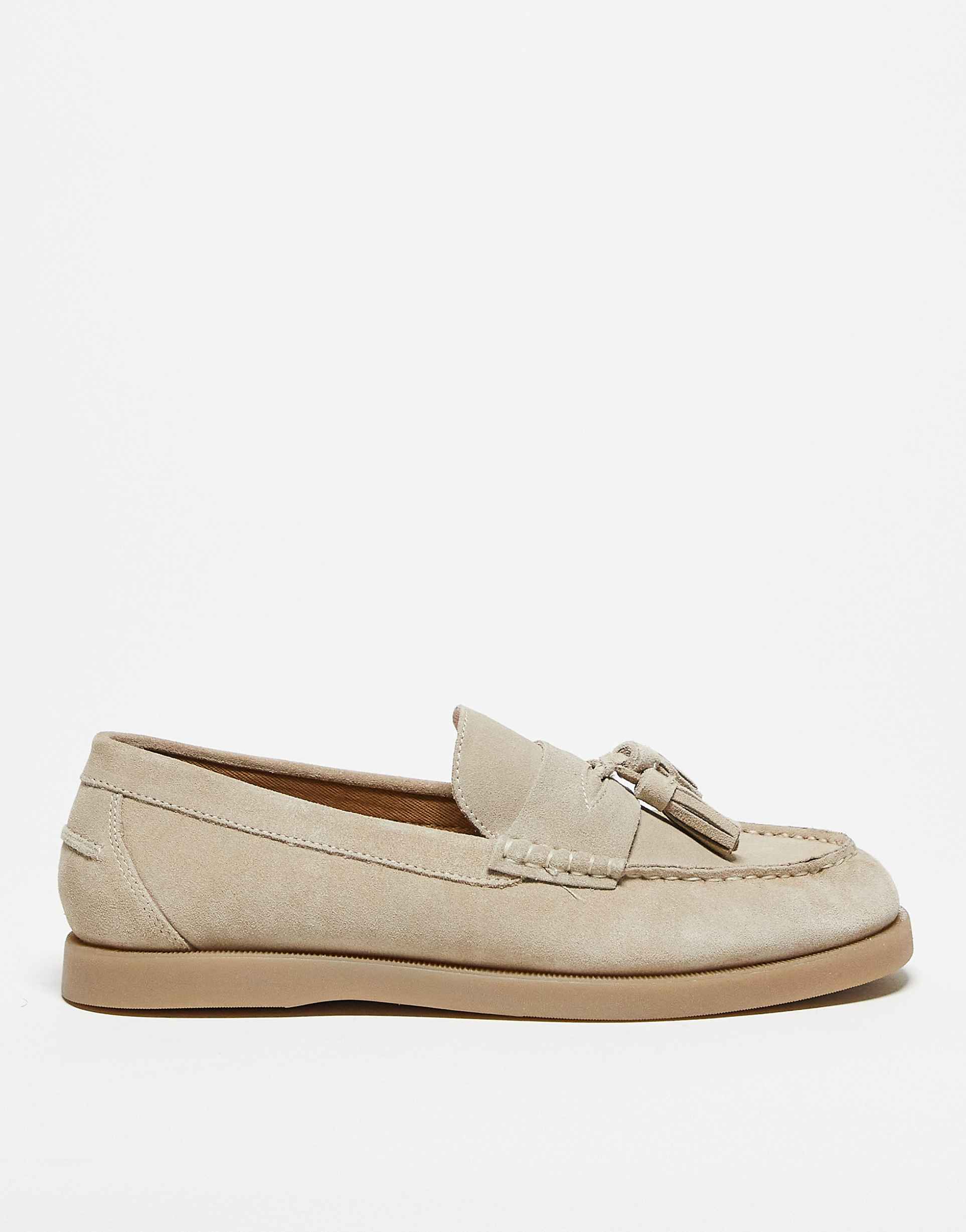 Luxury Suede Loafers - Tassel Detail - Elegant Comfort