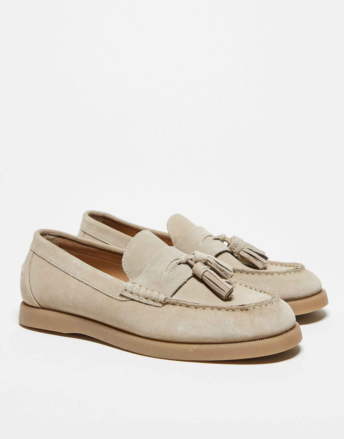 Luxury Suede Loafers - Tassel Detail - Elegant Comfort