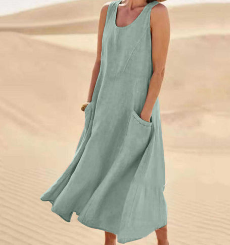 Sleeveless Loose-Fitting Top for Women - Comfortable Stylish