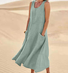 Sleeveless Loose-Fitting Top for Women - Comfortable Stylish