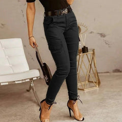 Cargo Jeans para Mujer - Estilo y Comodidad
