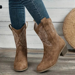 Western Cowboy Boots - Ainutlaatuinen Lännen Saapas