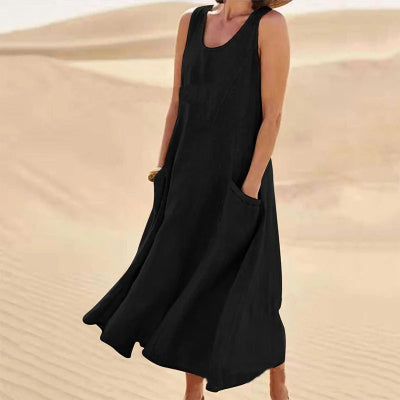 Sleeveless Loose-Fitting Top for Women - Comfortable Stylish