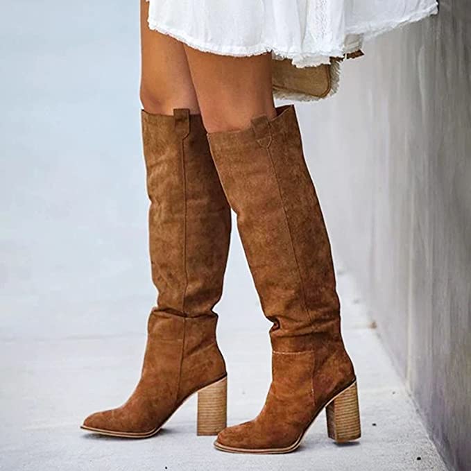 Casual Knee-High Boots - Tyylikkäät ja Mukavat