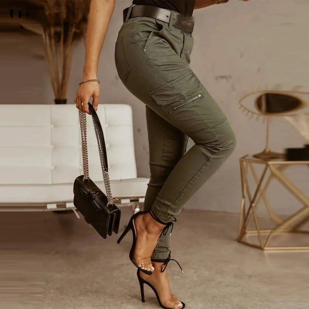 Cargo Jeans para Mujer - Estilo y Comodidad