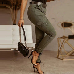 Cargo Jeans para Mujer - Estilo y Comodidad