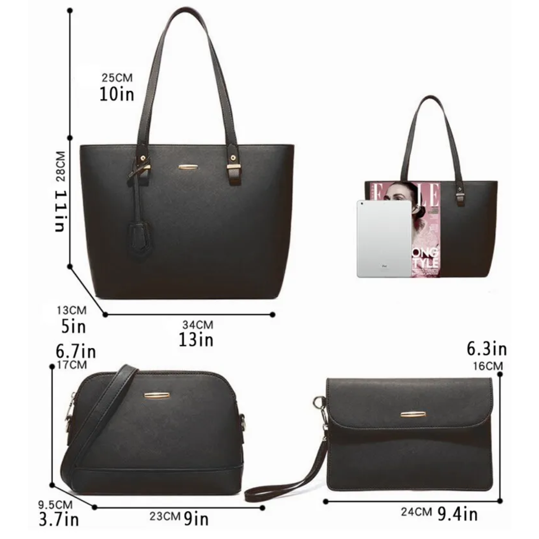 4-Piece Bag Set - Practical - Stylish - Durable
