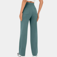 Casual High-Waisted Trousers for Women - Comfortable