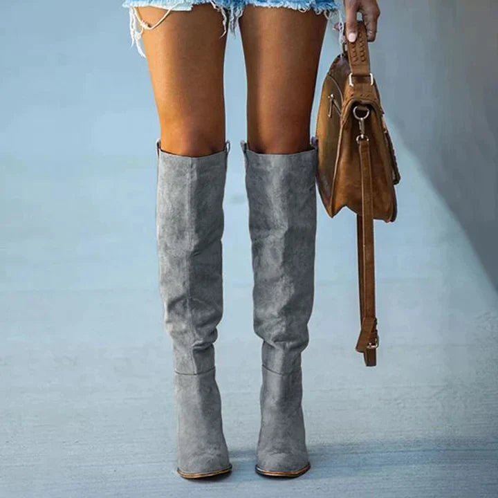 Casual Knee-High Boots - Tyylikkäät ja Mukavat