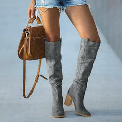 Casual Knee-High Boots - Tyylikkäät ja Mukavat
