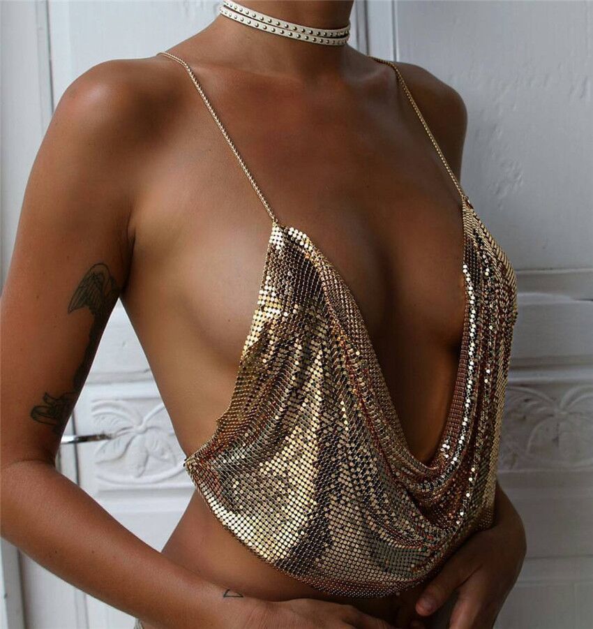 Mimi Glitter Top - Perfect Dance Top - Shiny Party Wear
