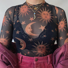 Moonvibe Jumper - Transparent Mesh - Unique Pattern