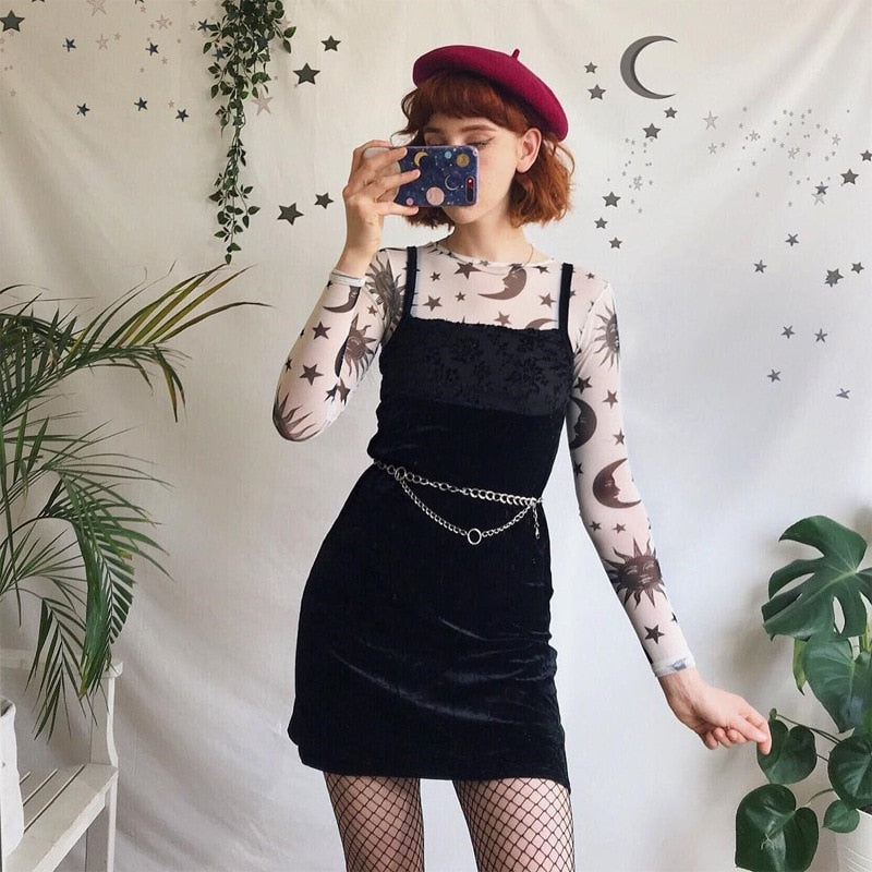 Moonvibe Jumper - Transparent Mesh - Unique Pattern
