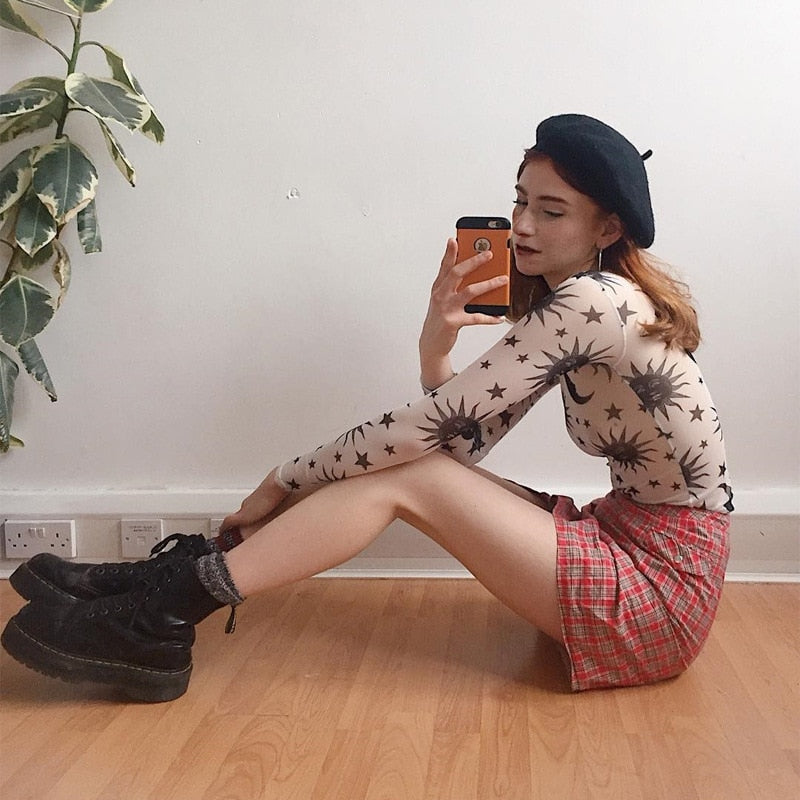 Moonvibe Jumper - Transparent Mesh - Unique Pattern