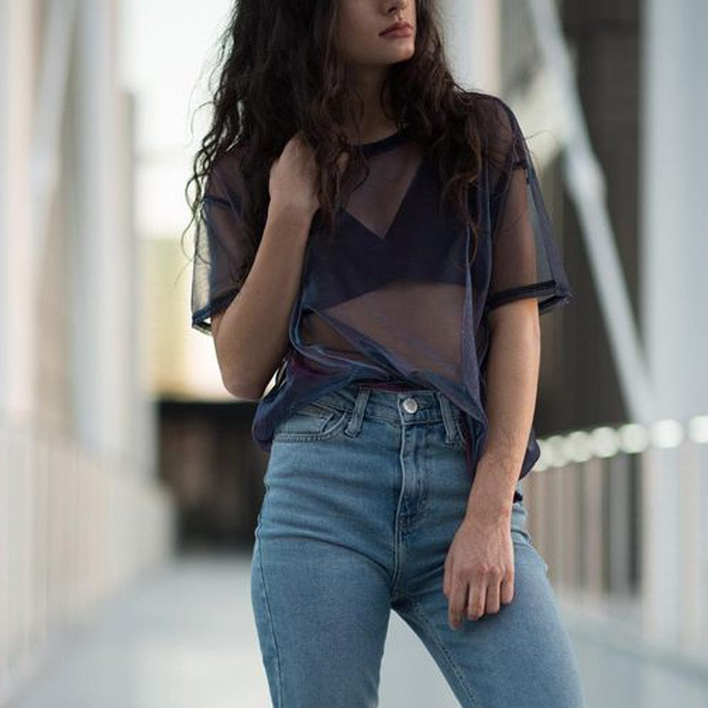 Transparent Top - Classy & Sexy Ladies' Top
