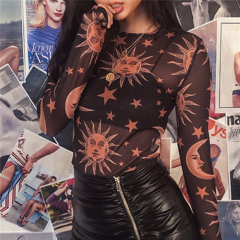 Moonvibe Jumper - Transparent Mesh - Unique Pattern