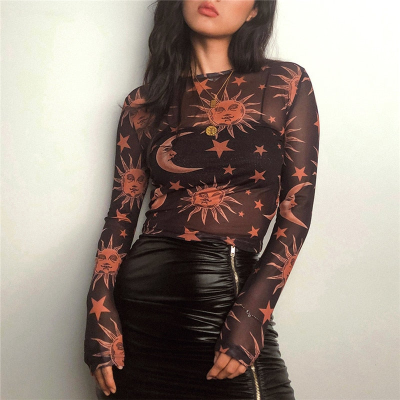 Moonvibe Jumper - Transparent Mesh - Unique Pattern