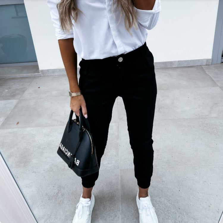 Skinny Stretch Damenhose - Enganliegend - Komfort