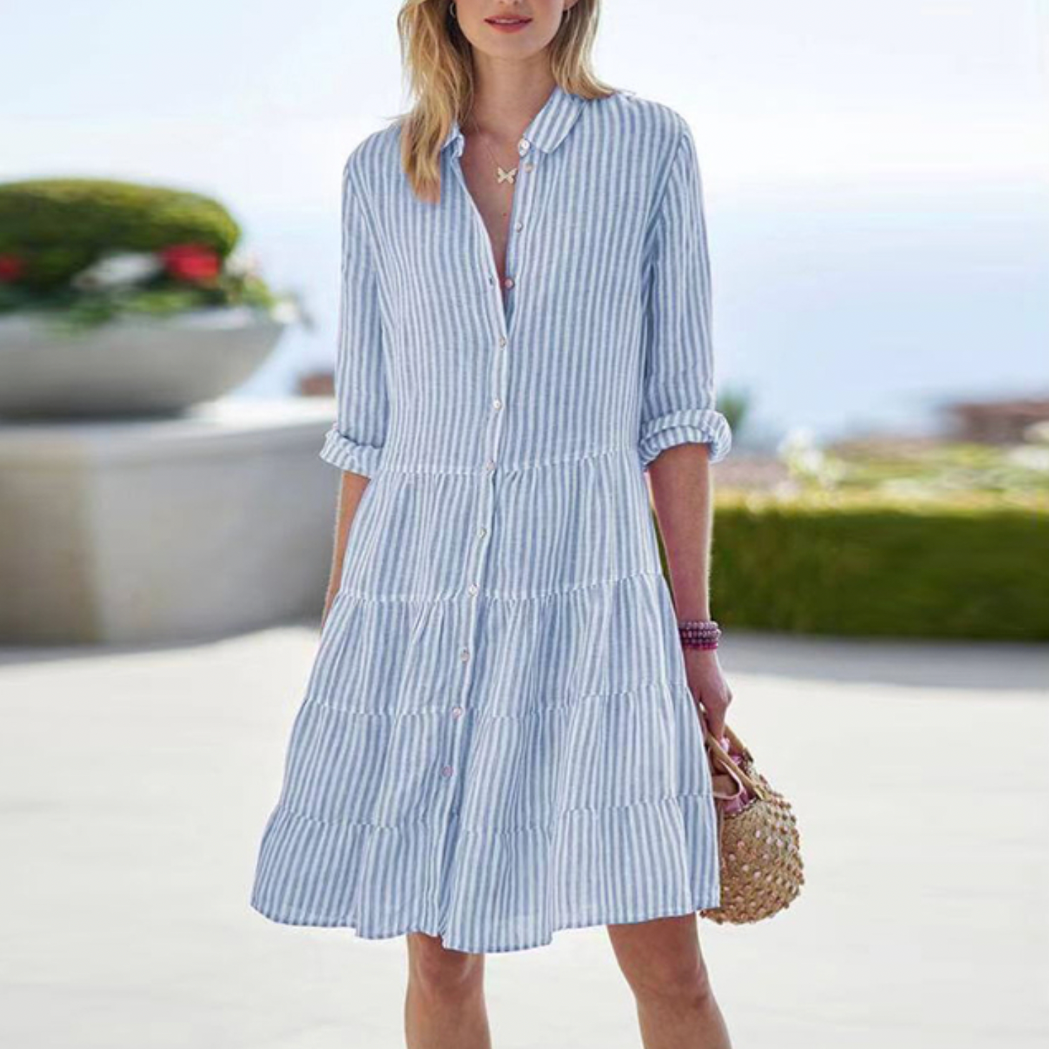 Elegant Summer Dress - Lightweight - Stylish - Comfortable