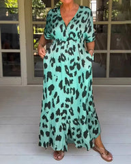 Maxi Dress Leopard Print - Esmee Stylish Summer Wear