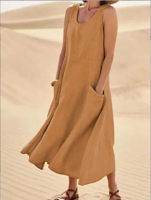 Sleeveless Loose-Fitting Top for Women - Comfortable Stylish