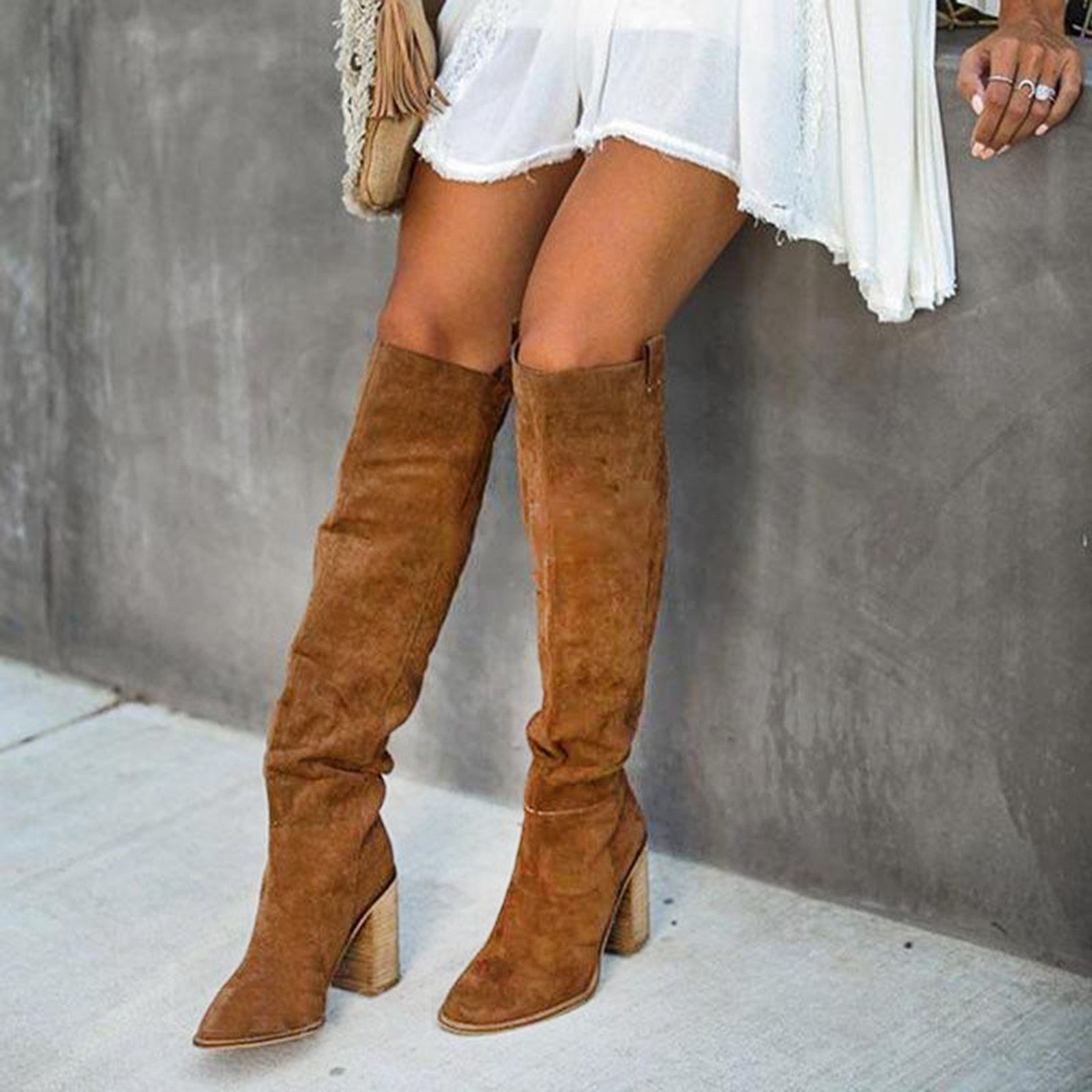 Casual Knee-High Boots - Tyylikkäät ja Mukavat