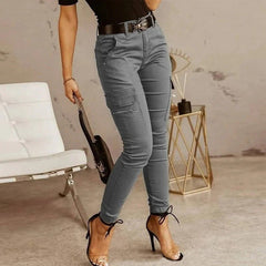 Cargo Jeans para Mujer - Estilo y Comodidad