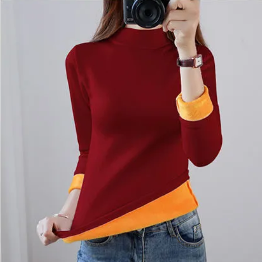 Athena Velvet Thermal Top – Warm – Comfortable – Luo
