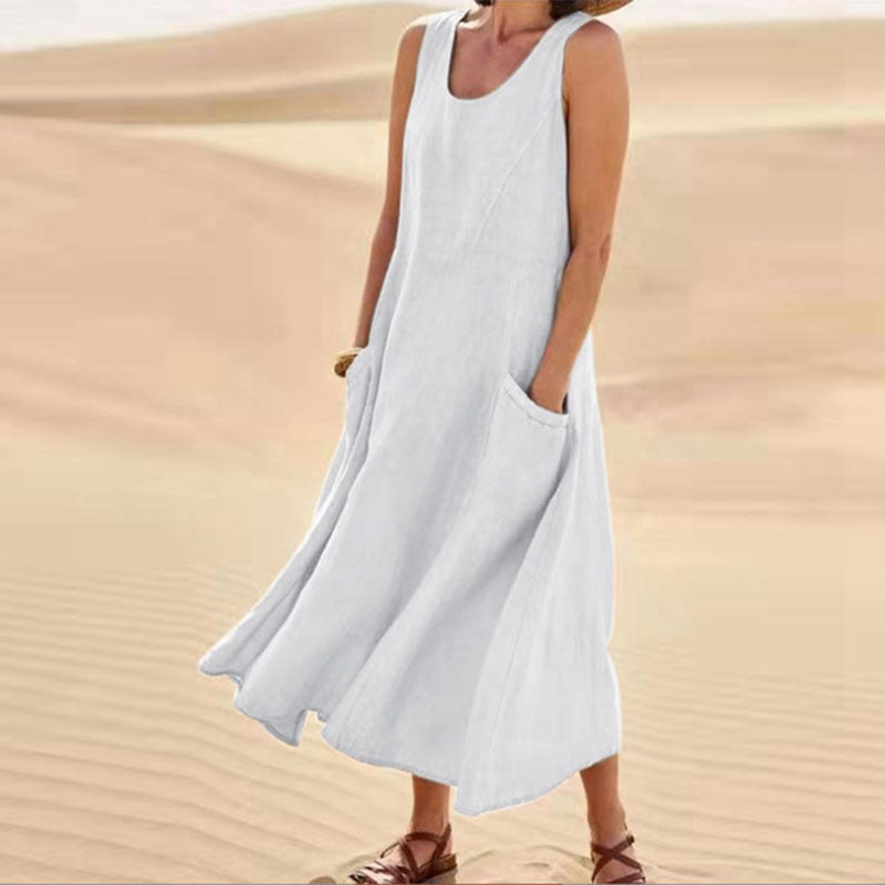 Sleeveless Loose-Fitting Top for Women - Comfortable Stylish