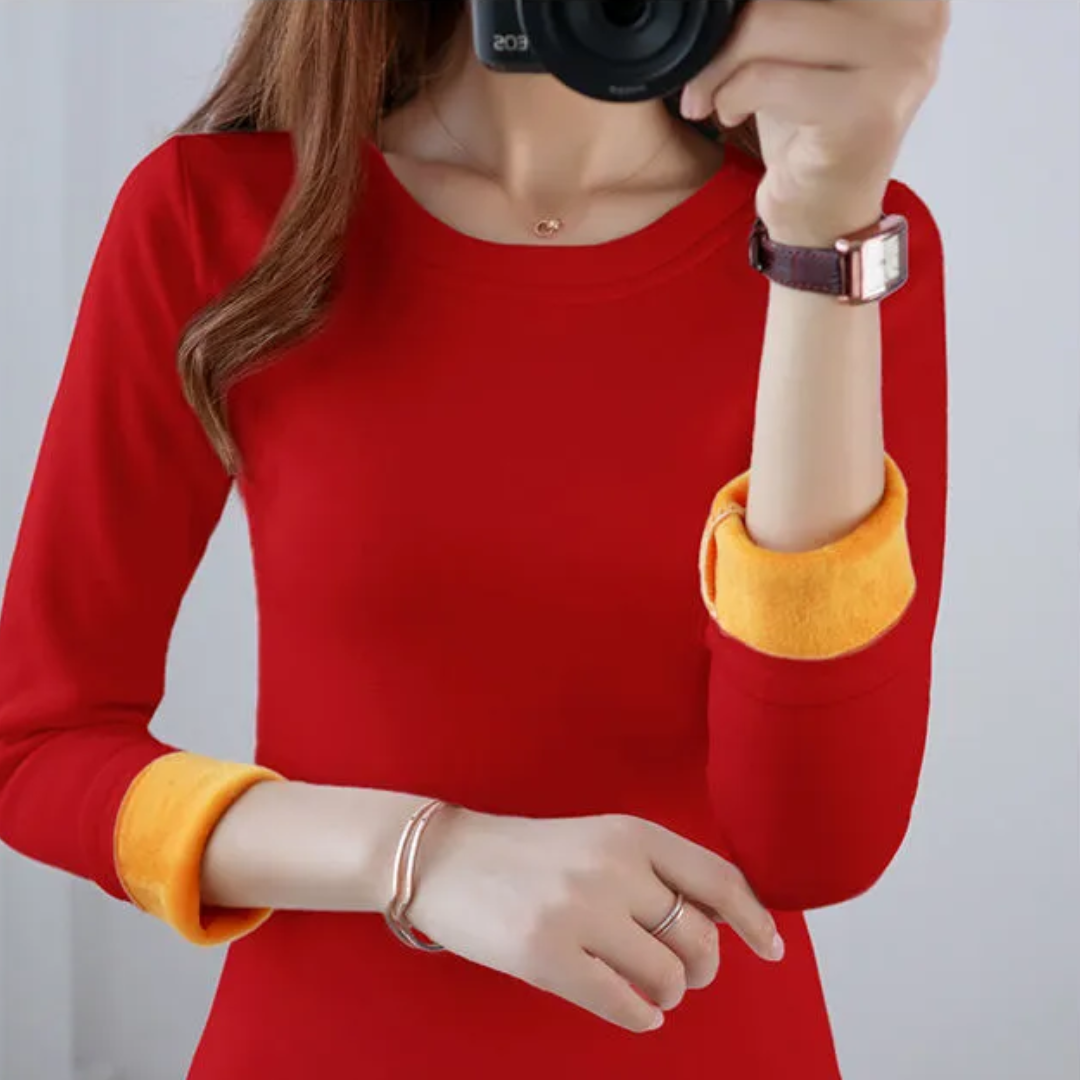 Athena Velvet Thermal Top – Warm – Comfortable – Luo