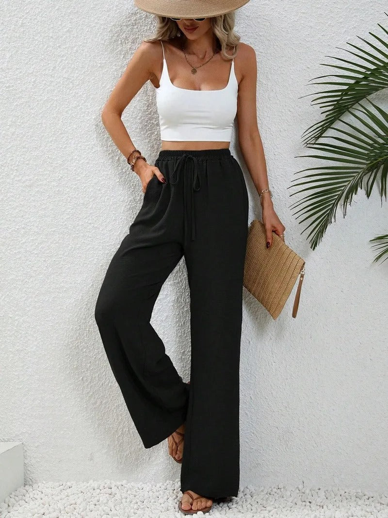 Summer Women's Straight Leg Trousers